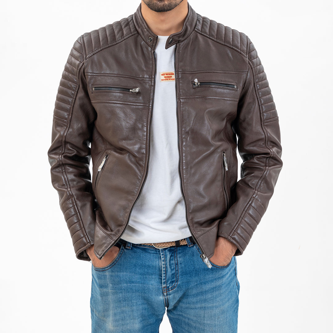 Dark Brown Leather Jacket