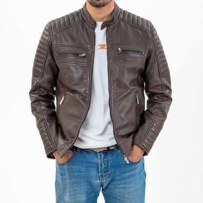 Dark Brown Leather Jacket