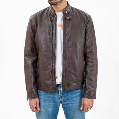 Dark Brown Leather Jacket