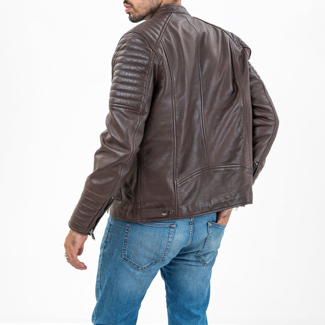 Dark Brown Leather Jacket